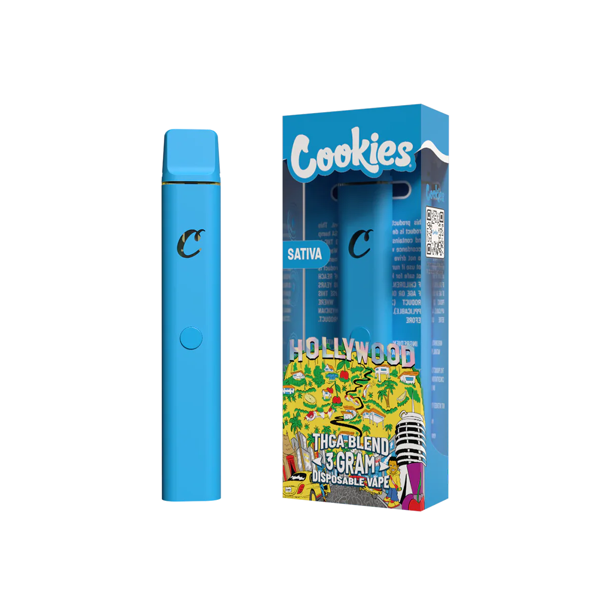 Cookies – Rechargeable Pod Vape 3g – Hollywood - Sativa