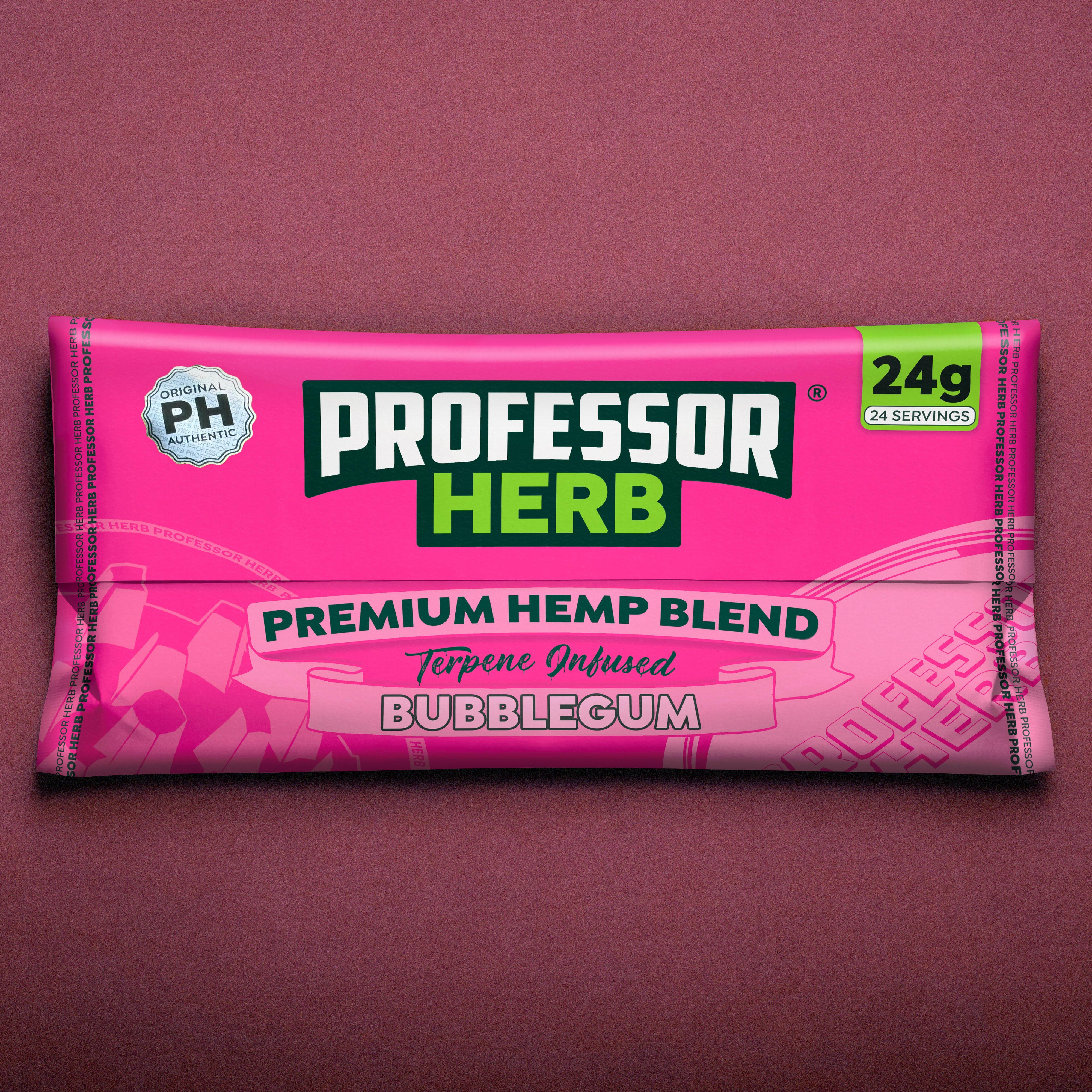 Professor Herb Premium Hemp Blend (24 g) – Bubblegum