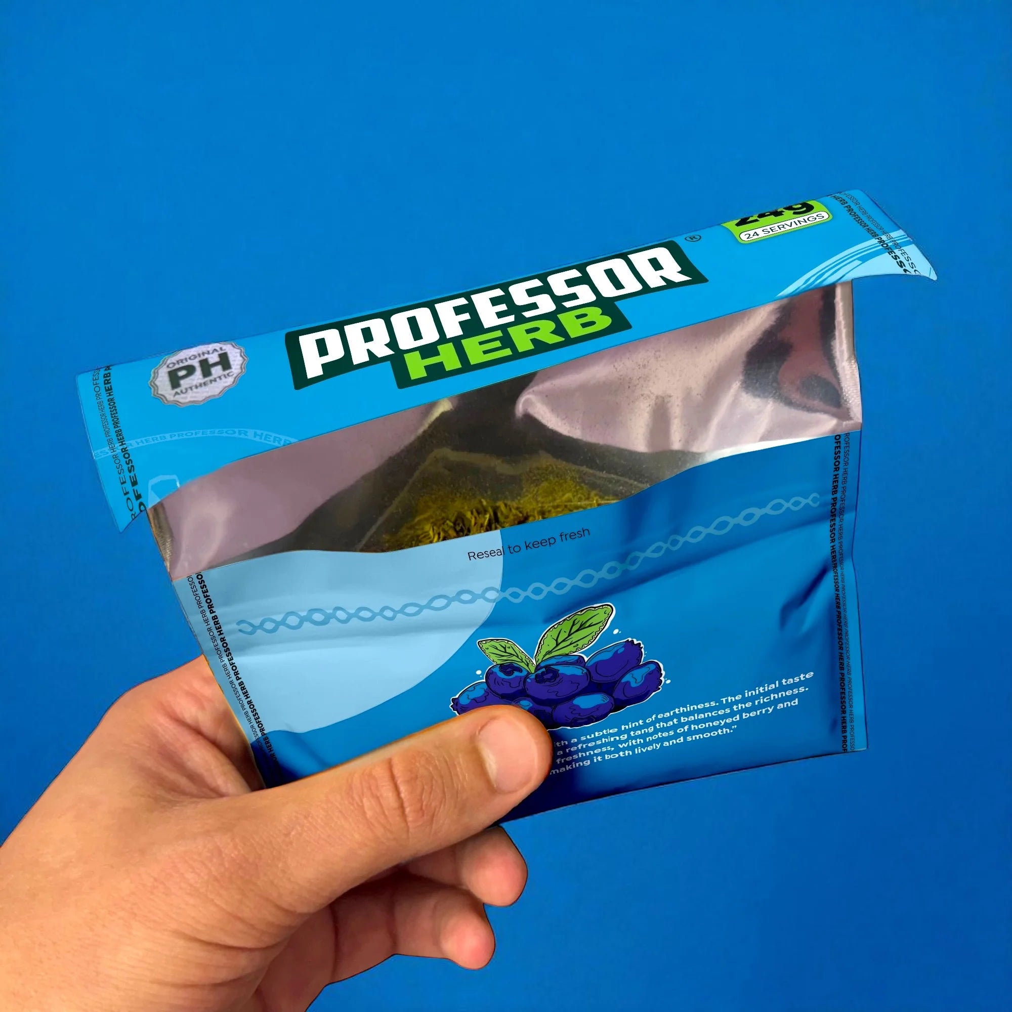 Professor Herb Premium Hemp Blend (24 g) – Blueberry