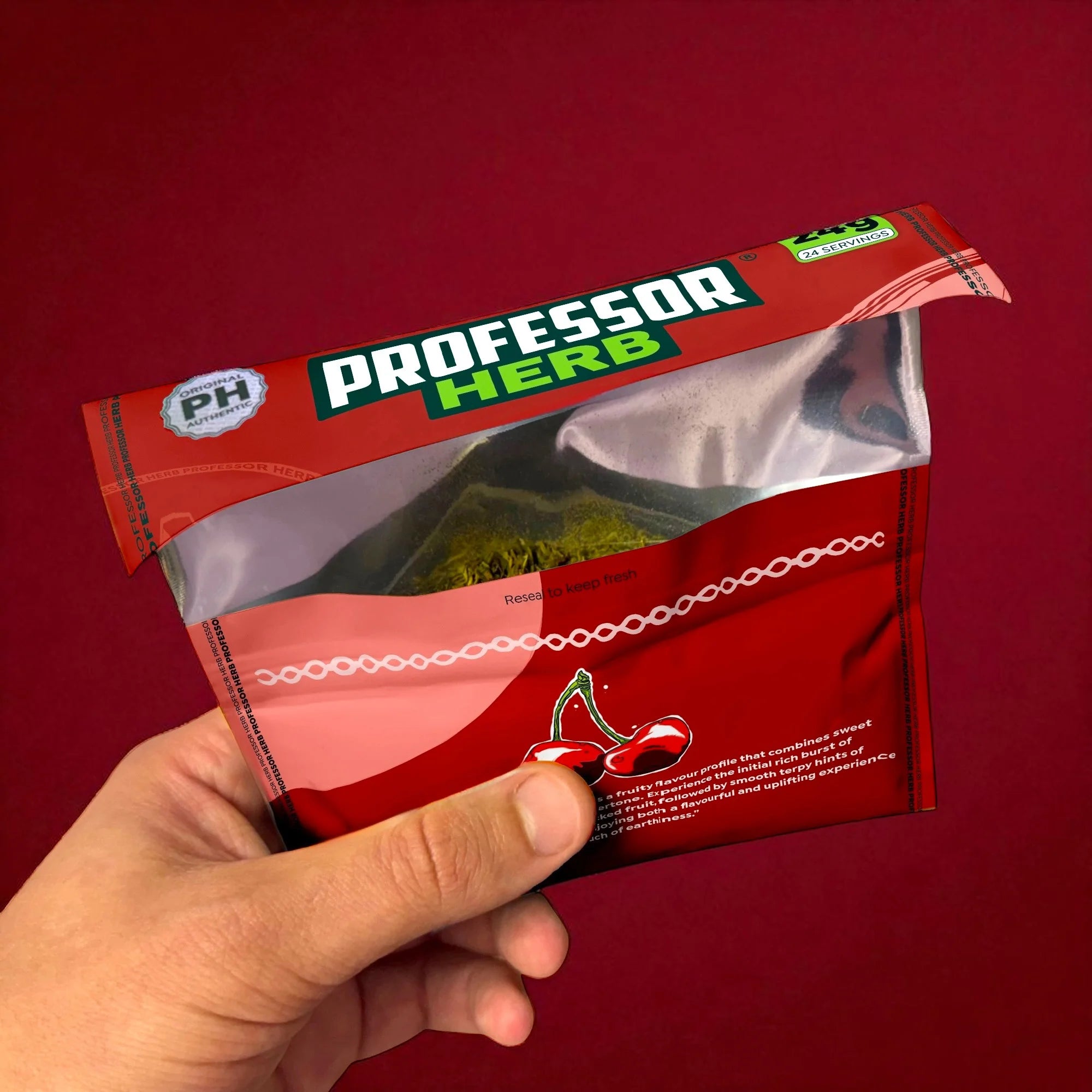 Professor Herb Premium Hemp Blend (24 g) – Cherry Bomb