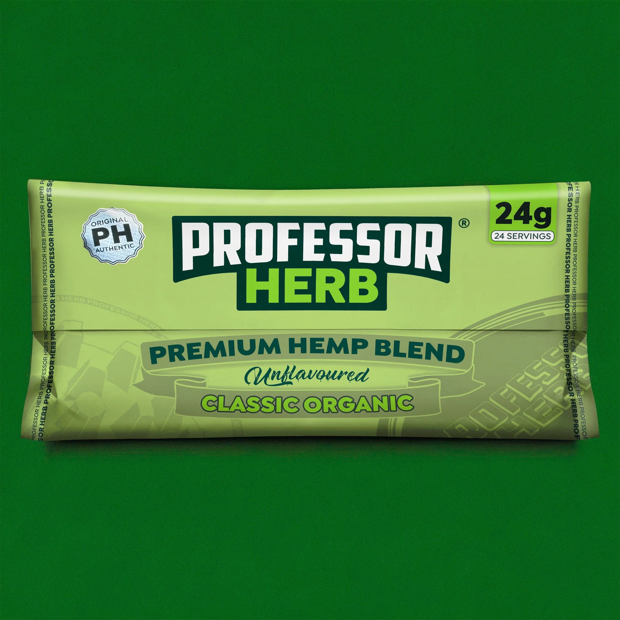 Professor Herb Premium Hemp Blend (24 g) – Classic Organic Unflavoured