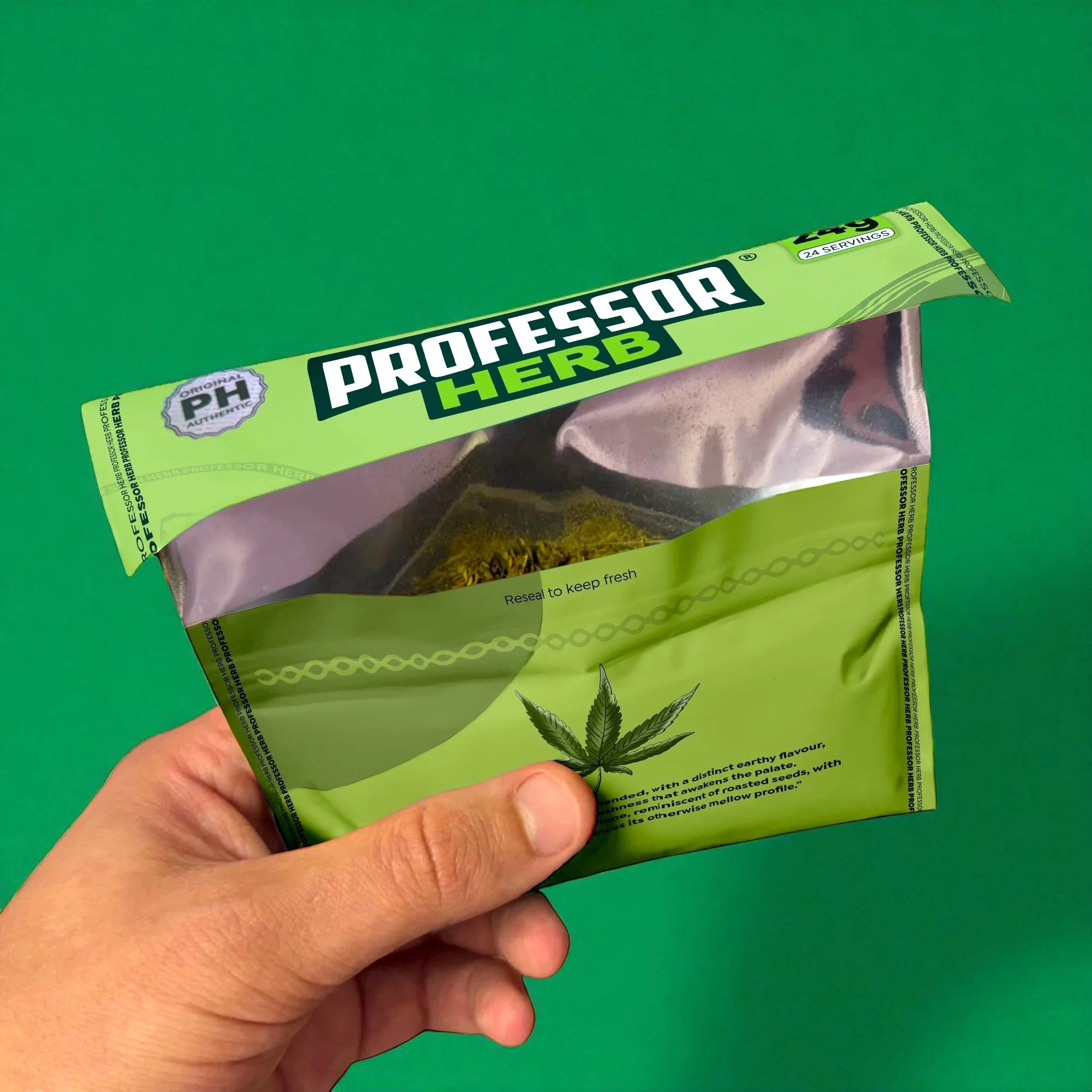 Professor Herb Premium Hemp Blend (24 g) – Classic Organic Unflavoured